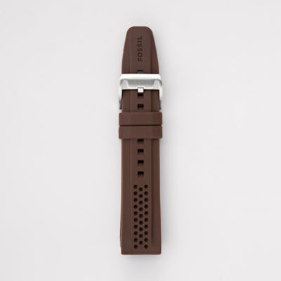 S221024 - Silicone Watch Strap - Brown