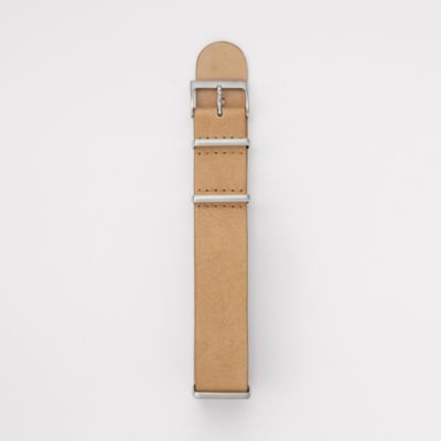 S221037 - Leather Watch Strap - Tan