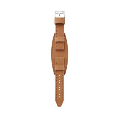 S221063 - Leather Watch Strap - Camel