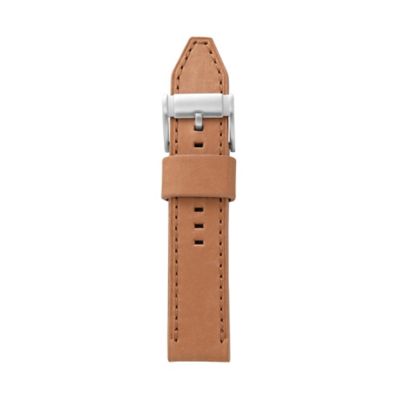 S221072 - Leather Watch Strap – Camel Brown