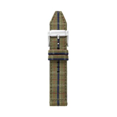 S221076 - Nylon Watch Strap -Plaid