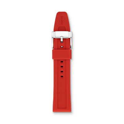 S221089 - Silicone Watch Strap - Red
