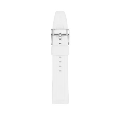 S221091 - Silicone Watch Strap - White