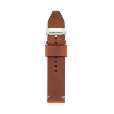 S221094 - Leather Watch Strap - Cognac
