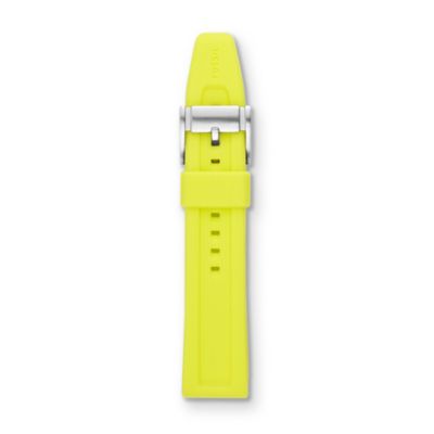 S221115 - Silicone Watch Strap - Bright Yellow
