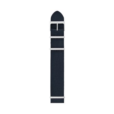 S221123 - Polyester 22mm Watch Strap - Navy