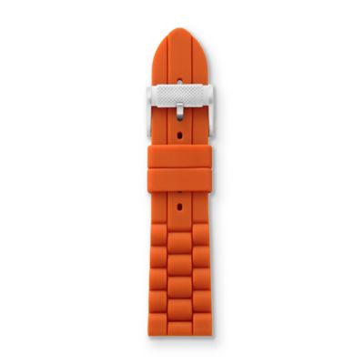 S241009 - Silicone Watch Strap - Dark Orange