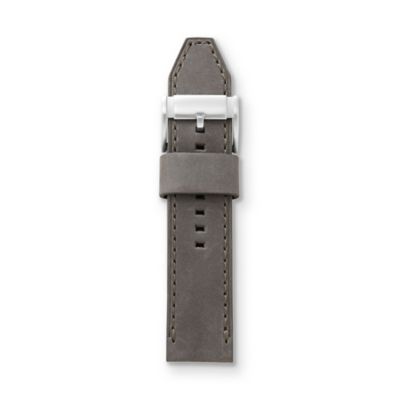 S241017 - Heirloom Leather Watch Strap - Grey