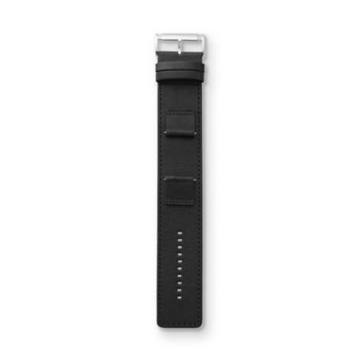 S241018 - Heirloom Leather Watch Strap - Black