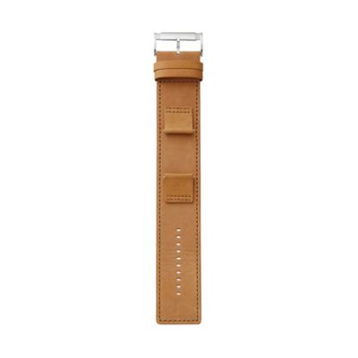 S241019 - Leather Watch Strap - Camel