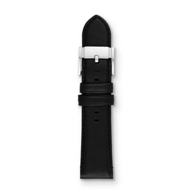 S241022 - Leather Watch Strap - Black