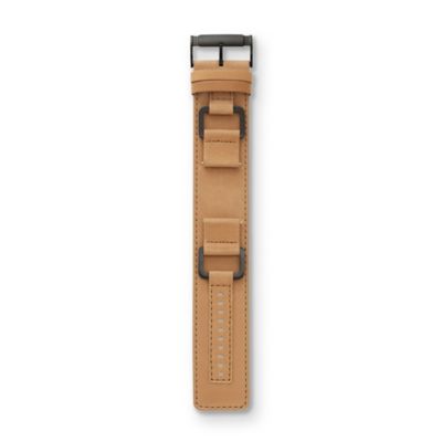 S241027 - Leather Watch Strap - Camel