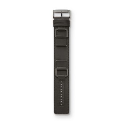 S241028 - Heirloom Leather Watch Strap - Black