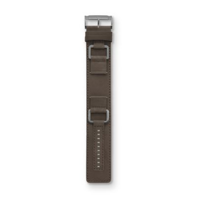 S241029 - Heirloom Leather Watch Strap - Grey
