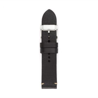 S241031 - Leather Watch Strap - Black