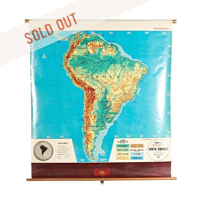 SDI4838 - 1960's South America Map