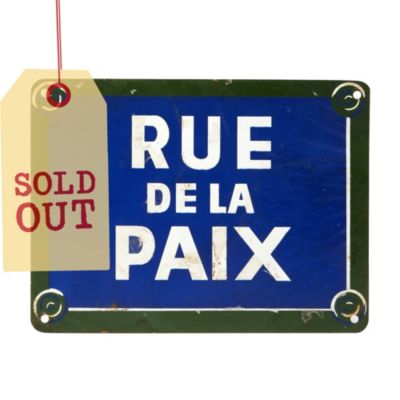 SDI5476 - Paris Street Sign