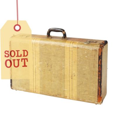 SDI5478 - Vintage Striped Suitcase