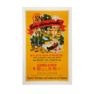 SDI5497 - Vintage Bon Dimanche Poster