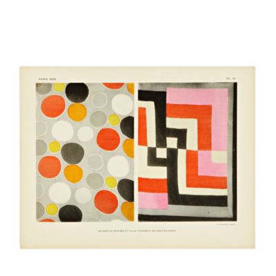 SDI5504 - Vintage Textile Lithograph