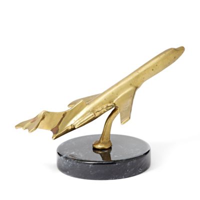 SDI5587 - Brass Airplane Paperweight