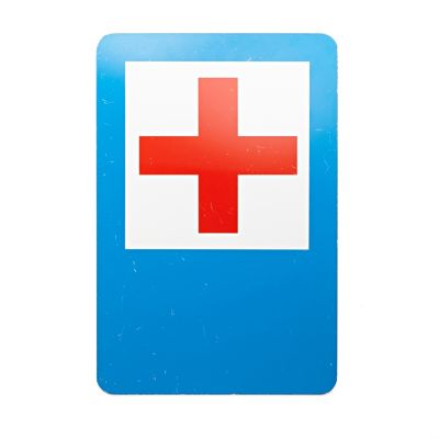 SDI5600 - Vintage Red Cross Sign