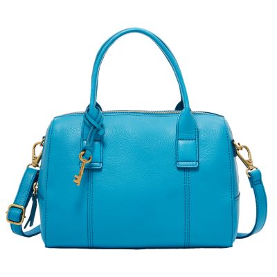 Fossil Jori Small Satchel  Handbag Cerulean- SHB1715977