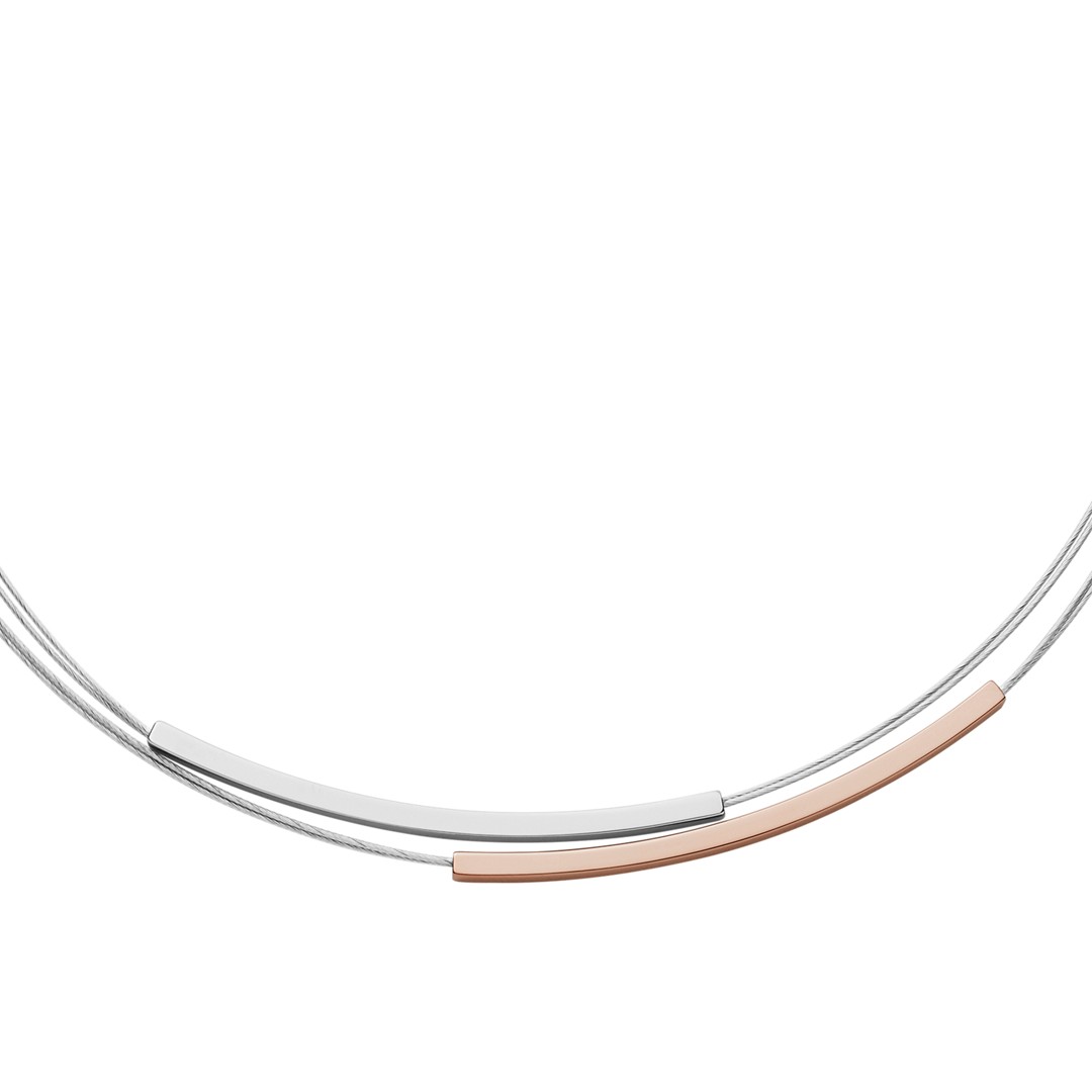 Skagen Elin Two-Tone Necklace Skj1032998 Jewelry - SKJ1032998-WSI Skagen Elin Two-Tone Necklace Skj1032998 Jewelry - SKJ1032998-WSI