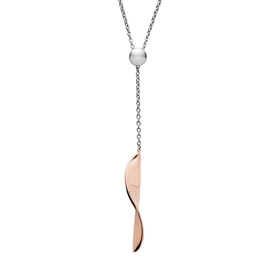 Skagen Kariana Two Tone Stainless Steel Necklace Skj1272998 Jewelry - SKJ1272998-WSI Skagen Kariana Two Tone Stainless Steel Necklace Skj1272998 Jewelry - SKJ1272998-WSI
