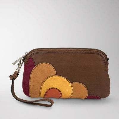 Fossil Fifty-Four Patchwork Wristlet Handbag
