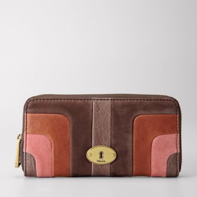 Fossil Quinn Zip Clutch