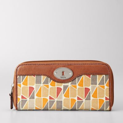 Fossil Key-Per Zip Clutch