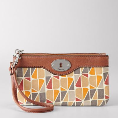 Fossil Key-Per Wristlet