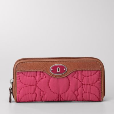 Fossil Key-Per Zip Clutch