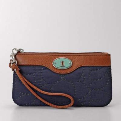 Fossil Key-Per Wristlet