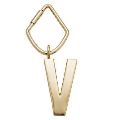 Fossil Letter V Bag Charm Sl7040710