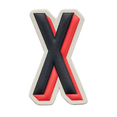 Fossil Letter X Sticker Slg1063998