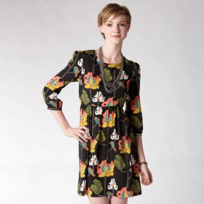 FOSSIL® Clothing Dresses:Womens Jerri Dress WC4923 :  ivory dresses flare grey