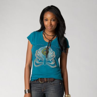 Fossil Peacock Feathers Tee
