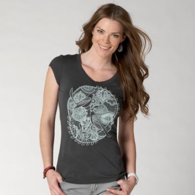 Fossil Bird Lace Tee
