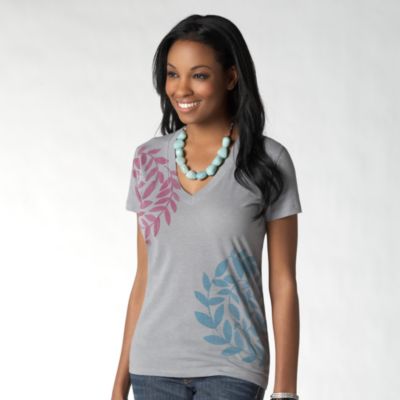 Fossil Spiral Leaves Tee
