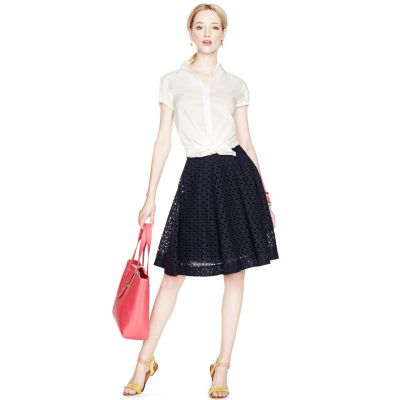 WC8483400C - Mia Eyelet Skirt