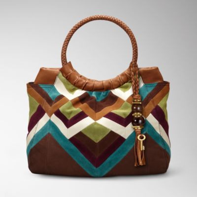 Fossil Fifty-Four Willow Multi Ring Tote Handbag