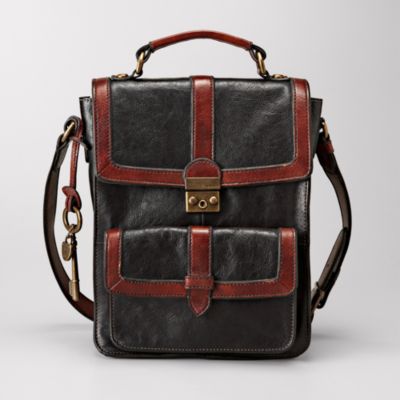 Fossil Vintage Re-Issue Double Flap Handbag