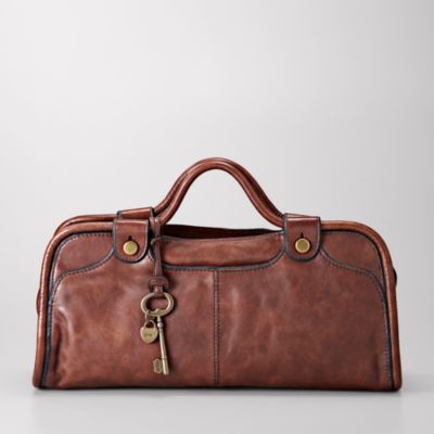 Fossil Vintage Re-Issue Piped Satchel