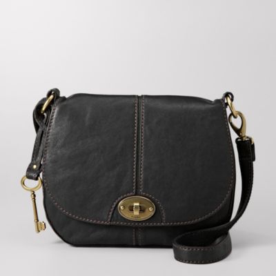 Fossil Carson Flap Crossbody Handbag