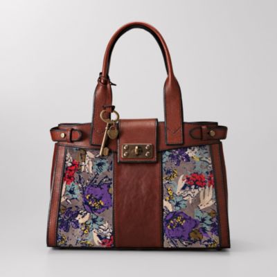 Fossil Vintage Re-Issue Large Satchel Handbag