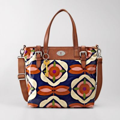 Fossil Key-Per Tote Handbag