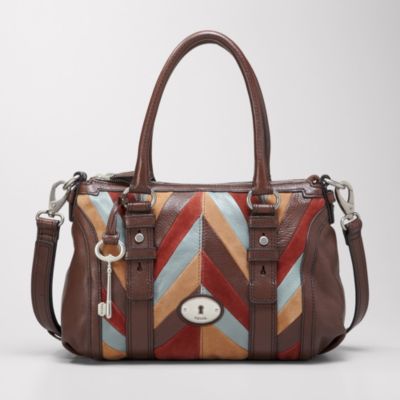 Fossil Maddox Satchel Zb5329 Handbag