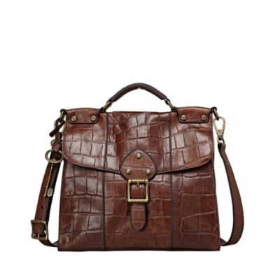 Fossil Vintage Revival Flap Handbag